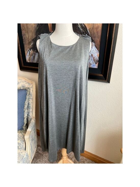 Yves Saint Laurent Dresses & Skirts - YSL Yves Saint Laurent Runway Silver Sleeveless Dress Size 6